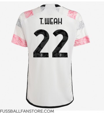 Juventus Timothy Weah #22 Replik Auswärtstrikot 2023-24 Kurzarm